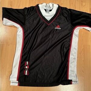 Adidas Black and White Sports Jersey